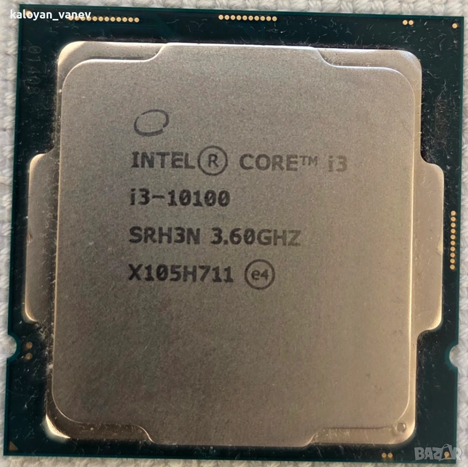 Процесор Intel Core i3-10100 3.60GHz LGA1200, снимка 1