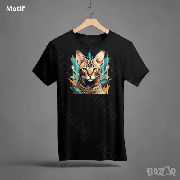 Тениска с щампа КОТКА Бенгалска котка / Bengal Cat t-shirt, снимка 1