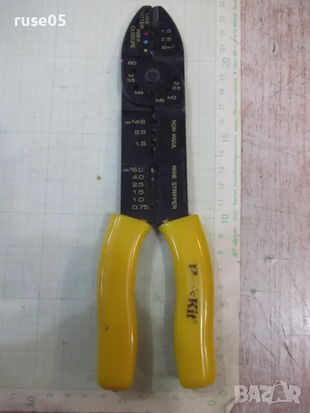 Клещи за кримпване на клеми работещи, снимка 1