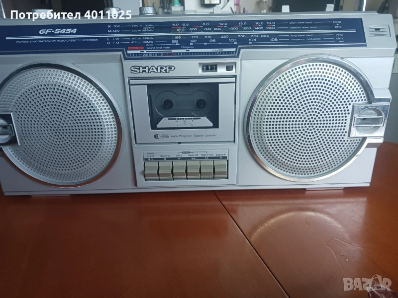 Радиокасетофон SHARP GF 5454, снимка 1