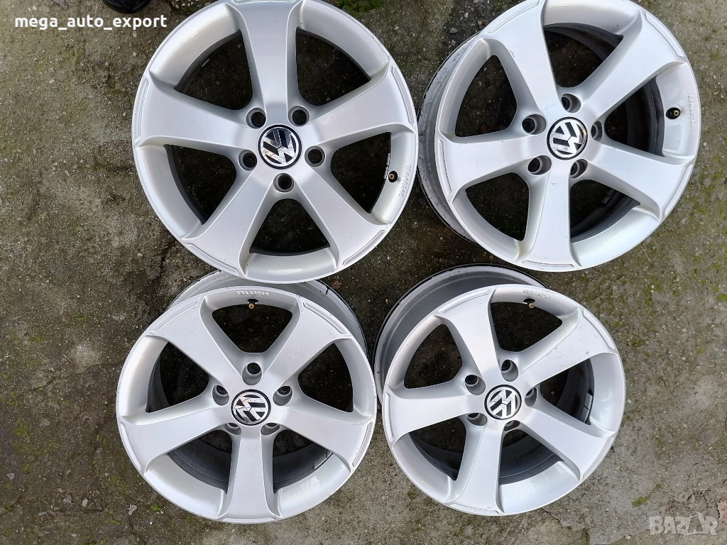 4 бр. оригинални джанти за Vw,Audi, Skoda 5X112 mm 16 цола, снимка 1