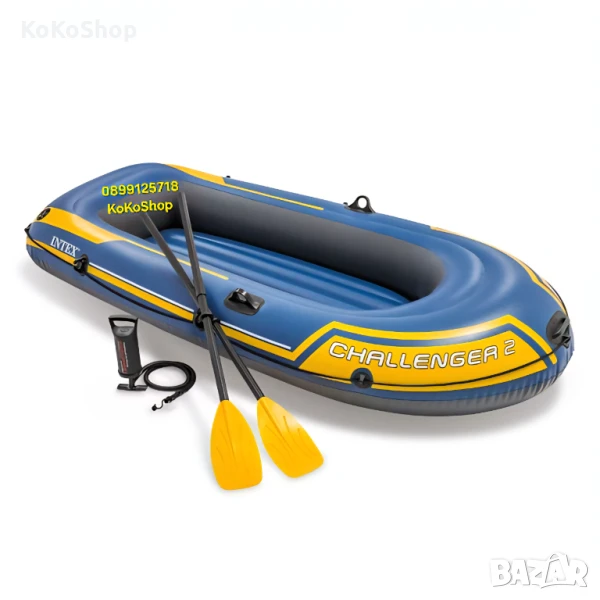 Надуваема лодка Intex-236x114x41 см./двуместна надуваема лодка, снимка 1