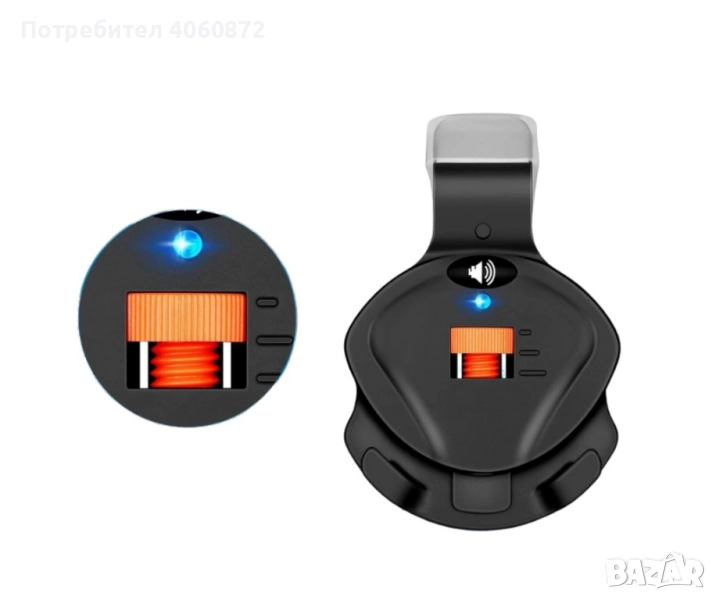 Електронен LED звънец за въдица, снимка 1