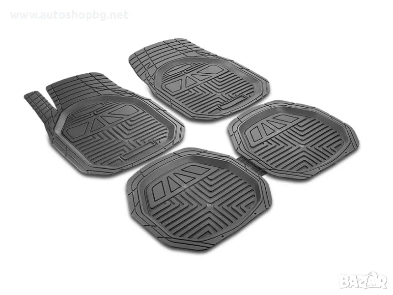 Гумени стелки EXTRA PLUS - 5 части / черни, снимка 1