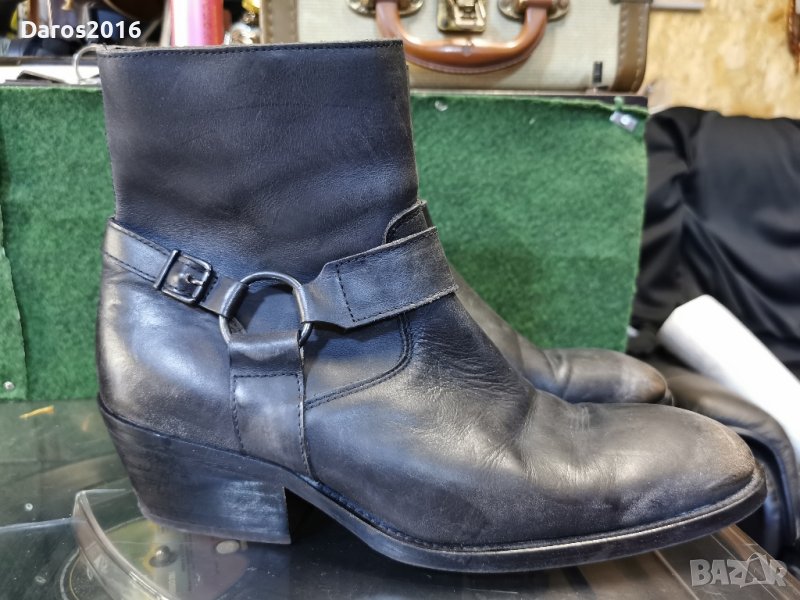 Мъжки кожени боти Zara 42 номер , снимка 1