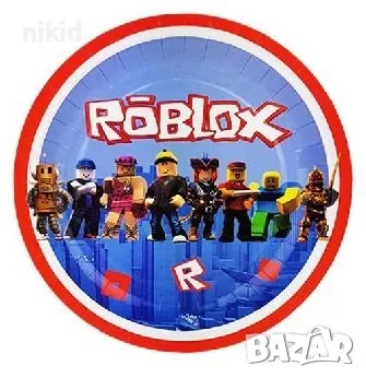 roblox Роблокс 10 бр парти чинии чинийки, снимка 1