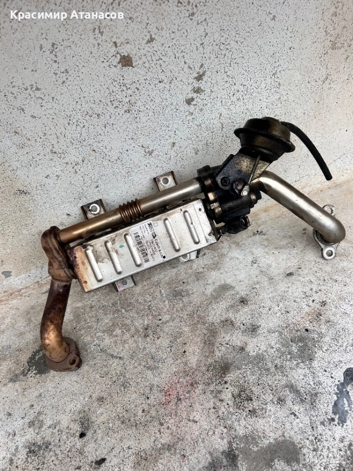 25601-0R020. EGR охладител  Тойота Авенсис T27. Дизел. 1306-413-0000, снимка 1