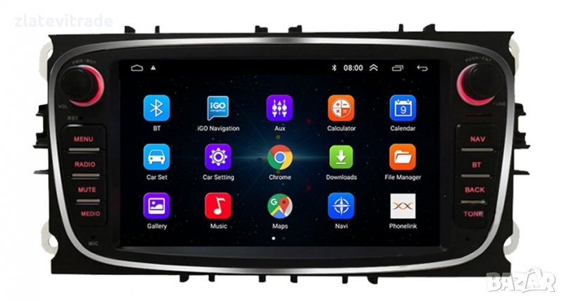 FORD MONDEO, FOCUS, S-MAX - 7'' АНДРОИД НАВИГАЦИЯ Без DVD механика, снимка 1