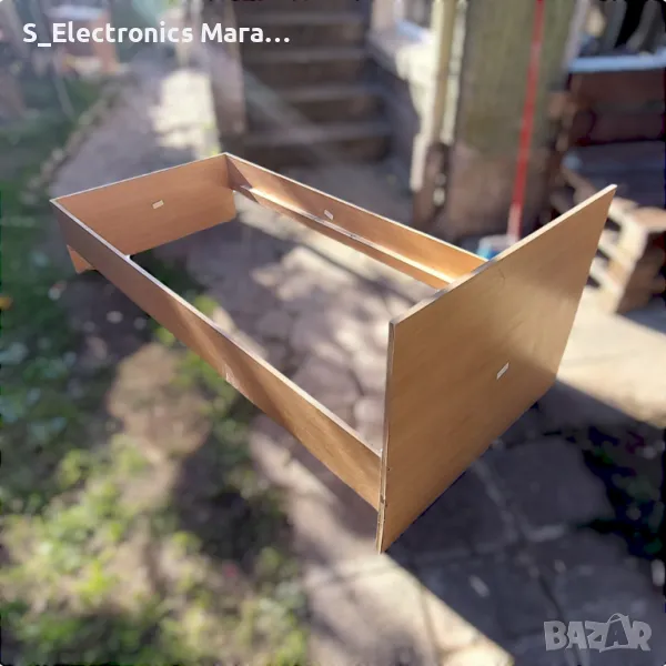 Легло за матрак 90х200см, бук, снимка 1