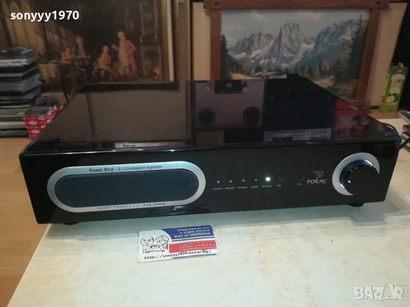 focal power bird-amplifier subwoofer-внос france 2702240719, снимка 1