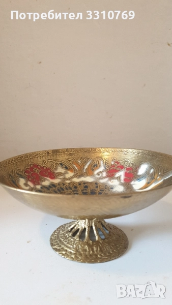 Красива бронзова купа/фруктиера. , снимка 1