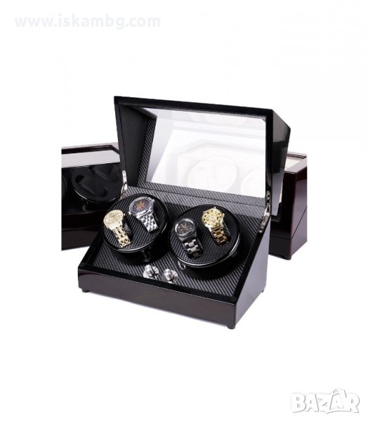 ЛУКСОЗНА КУТИЯ ЗА САМОНАВИВАЩИ ЧАСОВНИЦИ ЗА 4 БРОЯ - код 2176, снимка 1
