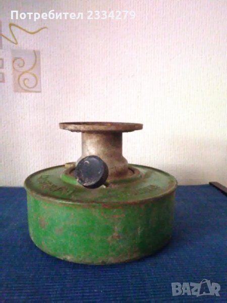 Военна стара газена лампа-петромакс,произход Румъния., снимка 1