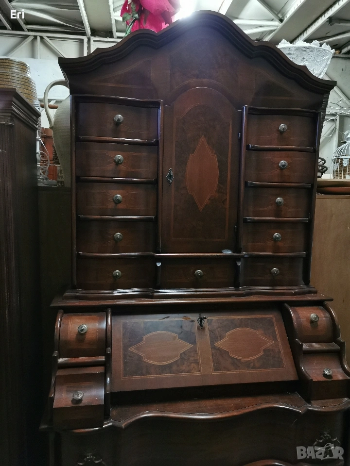 Старинно писалище с надстройка , снимка 1