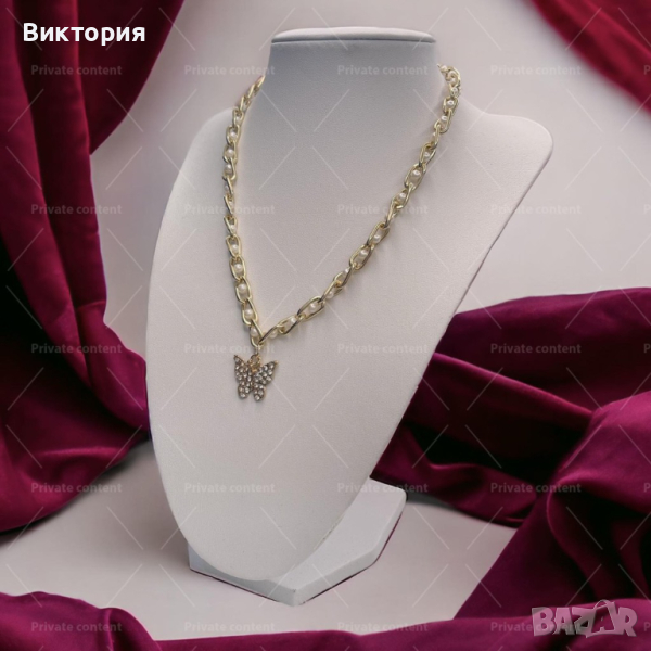 Изящтно Колие с перли domenika, снимка 1