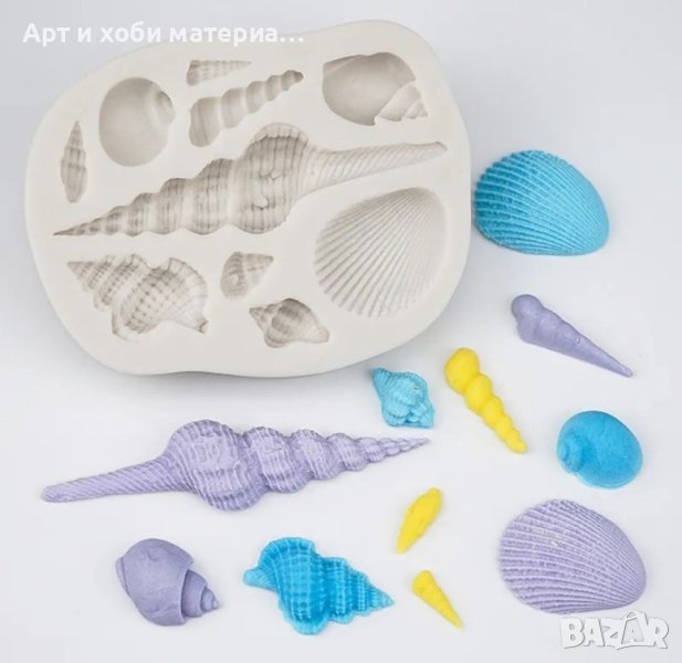 Силиконов молд миди и рапани, снимка 1