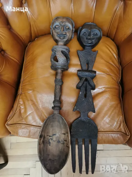 Дървени прибори Бауле, снимка 1