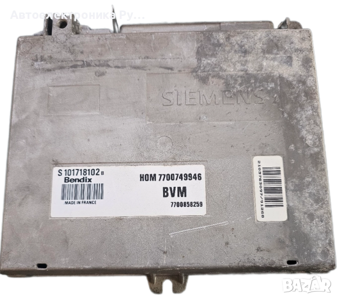 компютър RENAULT CLIO BENDIX ,S101718102 B, S101718102B, HOM7700749946, 7700858259 , снимка 1