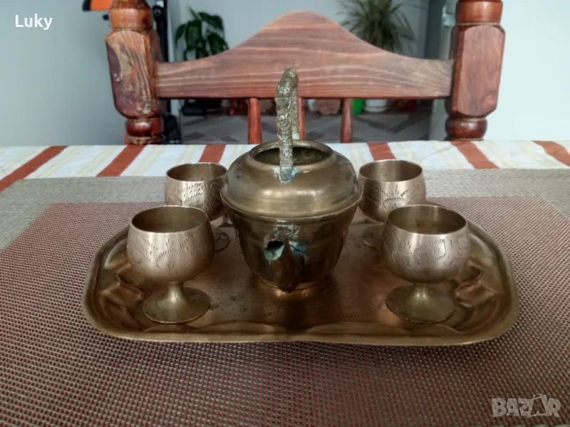 Стилно и красиво,антикварно предложение--Сервиз., снимка 1