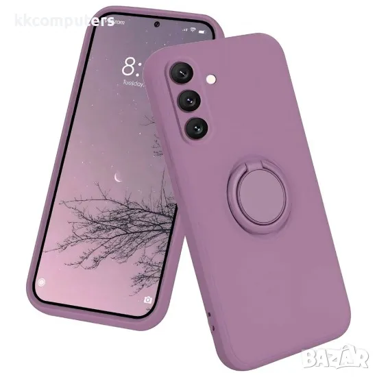 Samsung Galaxy A54 5G (A546B) Силиконов кейс bSmart Finger Grip и Протектор, снимка 1