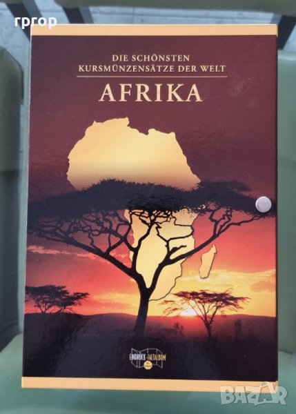 Класьор .Класьор за монети. Африка., снимка 1