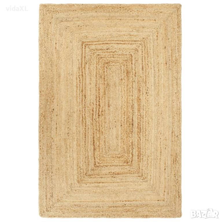 vidaXL Ръчно тъкан килим от юта, 180x250 см(SKU:343623), снимка 1