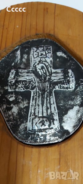 Ретро  кръст от сребро , снимка 1
