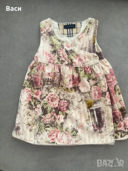 Burberry оригинална бебешка рокля, снимка 1