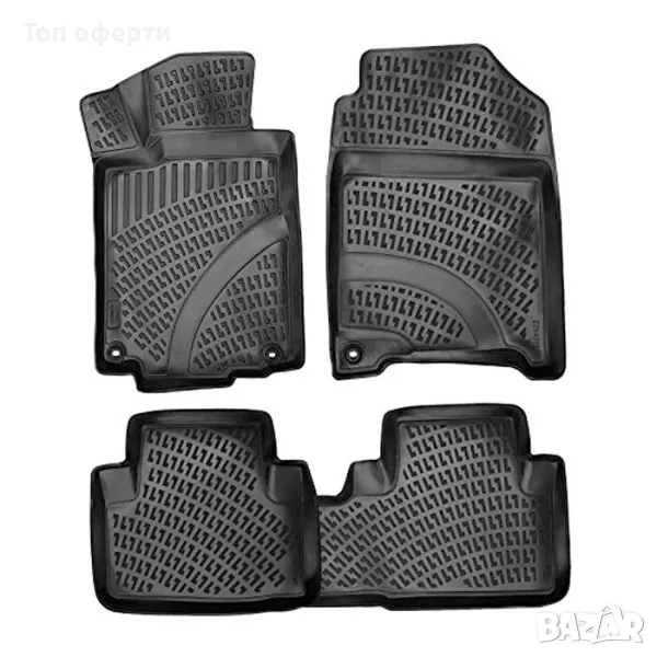 Гумени стелки RizLine съвместими с Honda CR-V 2011-2016, снимка 1