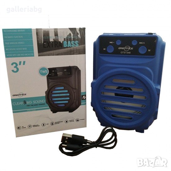 Компактна тонколона GTS-1348 BLUETOOTH ГОВОРИТЕЛ, снимка 1