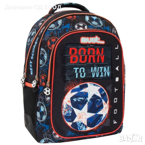 Раница Must Born to win, 43 x 32 x 18 см., снимка 1