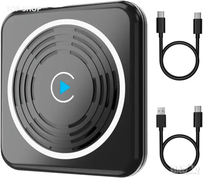 Безжичен адаптер за Carplay, стабилен бърз Mini Carplay безжичен адаптер, кабелен към безжичен, снимка 1