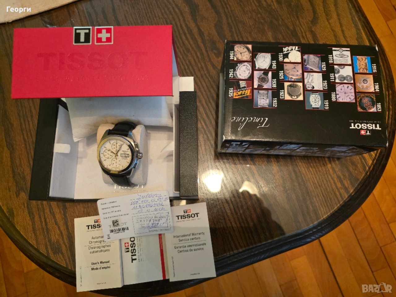 Tissot PRC 100 7750, Валжу хронограф, автоматик, снимка 1