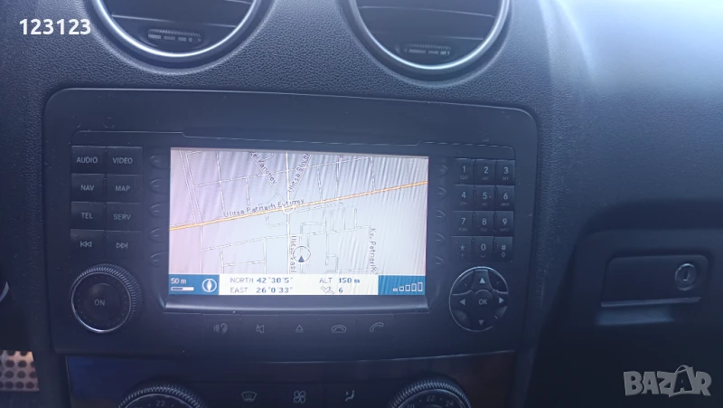 Оригинална навигация за Мерцедес мл w164, снимка 1
