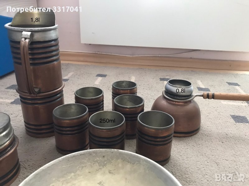 Сервиз за греяно вино и аксесоари към него, ръчна изработка, снимка 1