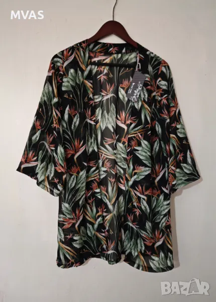 Нова плажна воалена наметка кафтан на листа XS S размер, снимка 1