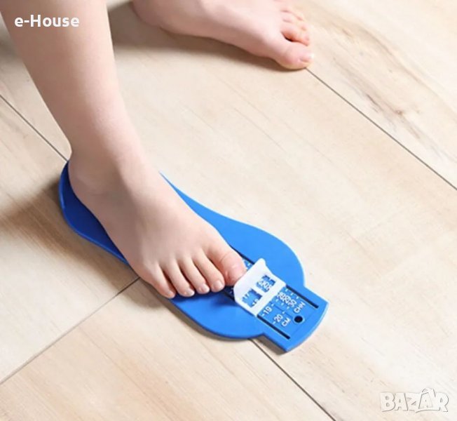 Линия за измерване дължина и размер на детско краче , детски крак , бебе, снимка 1