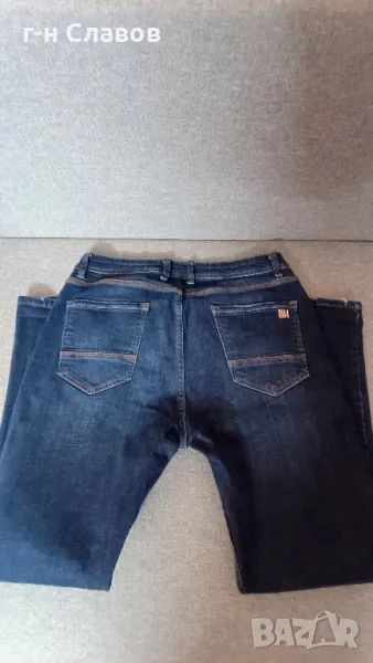 Висок клас Дамски дънки тъмен Denim - original , снимка 1