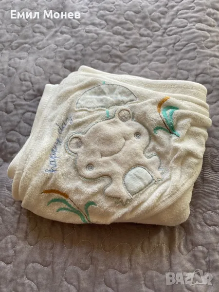 НОВА бебешка хавлия за баня, снимка 1