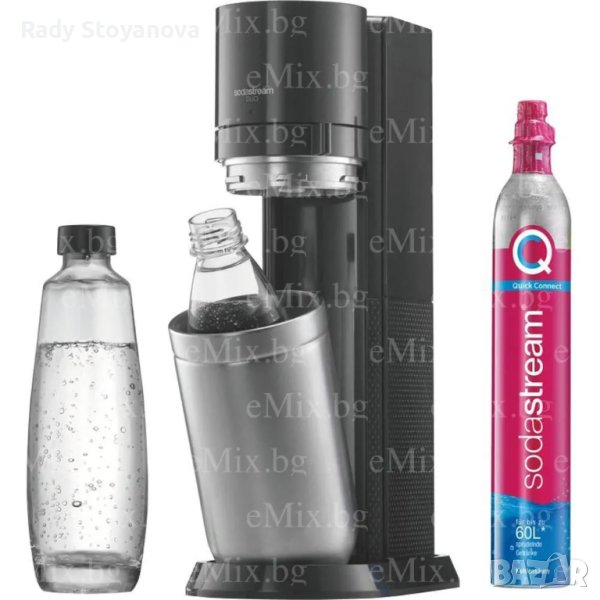 МАШИНА ЗА ГАЗИРАНА ВОДА SODASTREAM DUO + 2 БУТИЛКИ, снимка 1