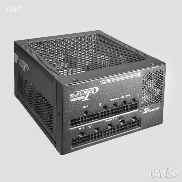 Seasonic Platinum  / 520W / Fanless / Захранване за компютър, снимка 1