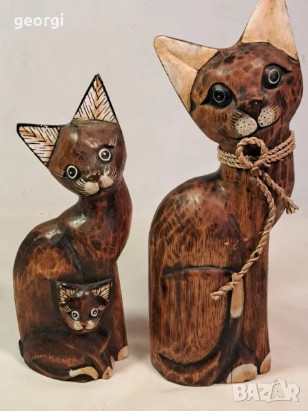 дървени статуетки дърворезба 24/4, снимка 1