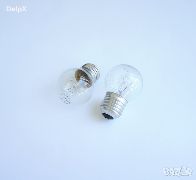 Лампа сфера мини прозрачна с цокъл E27 220V 25W, снимка 1