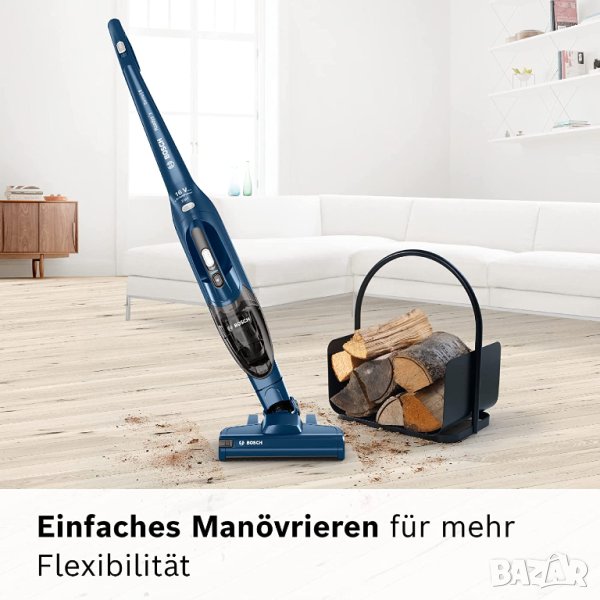 Вертикална прахосмукачка Bosch BCHF216S, 2 in 1, 2 нива на мощност, снимка 1