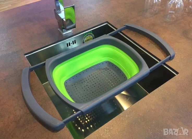 кошница за измиване и изцеждане на плодове и зеленчуци, снимка 1