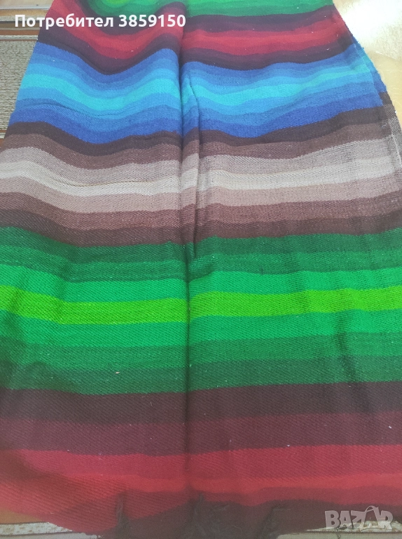 Продавам нови неупотребявани родопски одеяла, черга, китеник к-т за диван и фотьойли , снимка 1