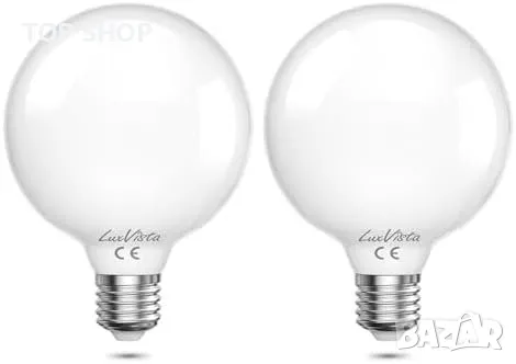 Нов комплект от 2 броя Енергоспестяващи LED Крушки - 7W, Димиращи, снимка 1
