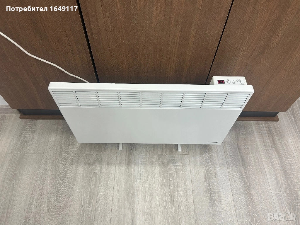 Конвектор 2000W Airelec Basic/Tactic Pro[електронен термостат/дигитално управление/в гаранция], снимка 1