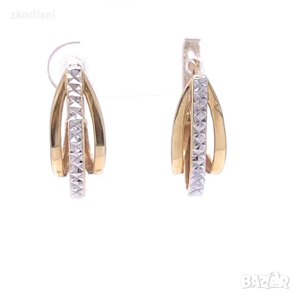 Златни обеци 3,25гр.14кр. проба:585 модел:28713-5, снимка 1