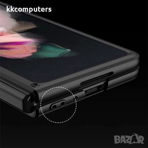 Samsung Galaxy Z Fold3 5G Удароустойчив Ring Holder Калъф и Стилус, снимка 7 - Калъфи, кейсове - 52807253